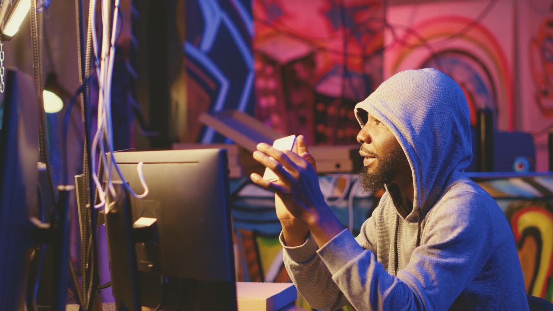 UX design team collaboration session reviewing mobile app user flows